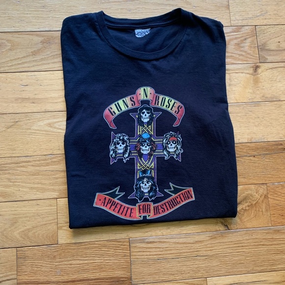 Guns N’ Roses “Appetite for Destruction” Graphic Band Tee – Black – Size M - Picture 8 of 8
